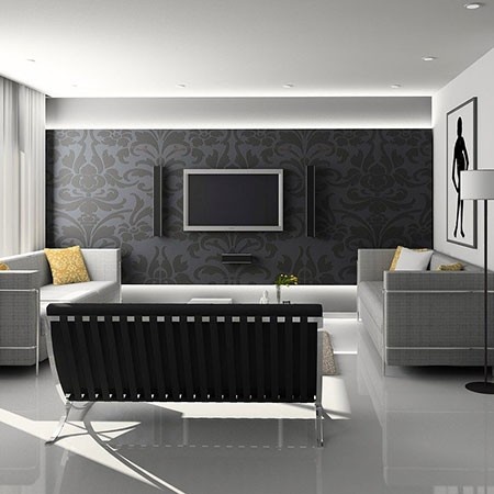 Living Rooms by Malik Interiors