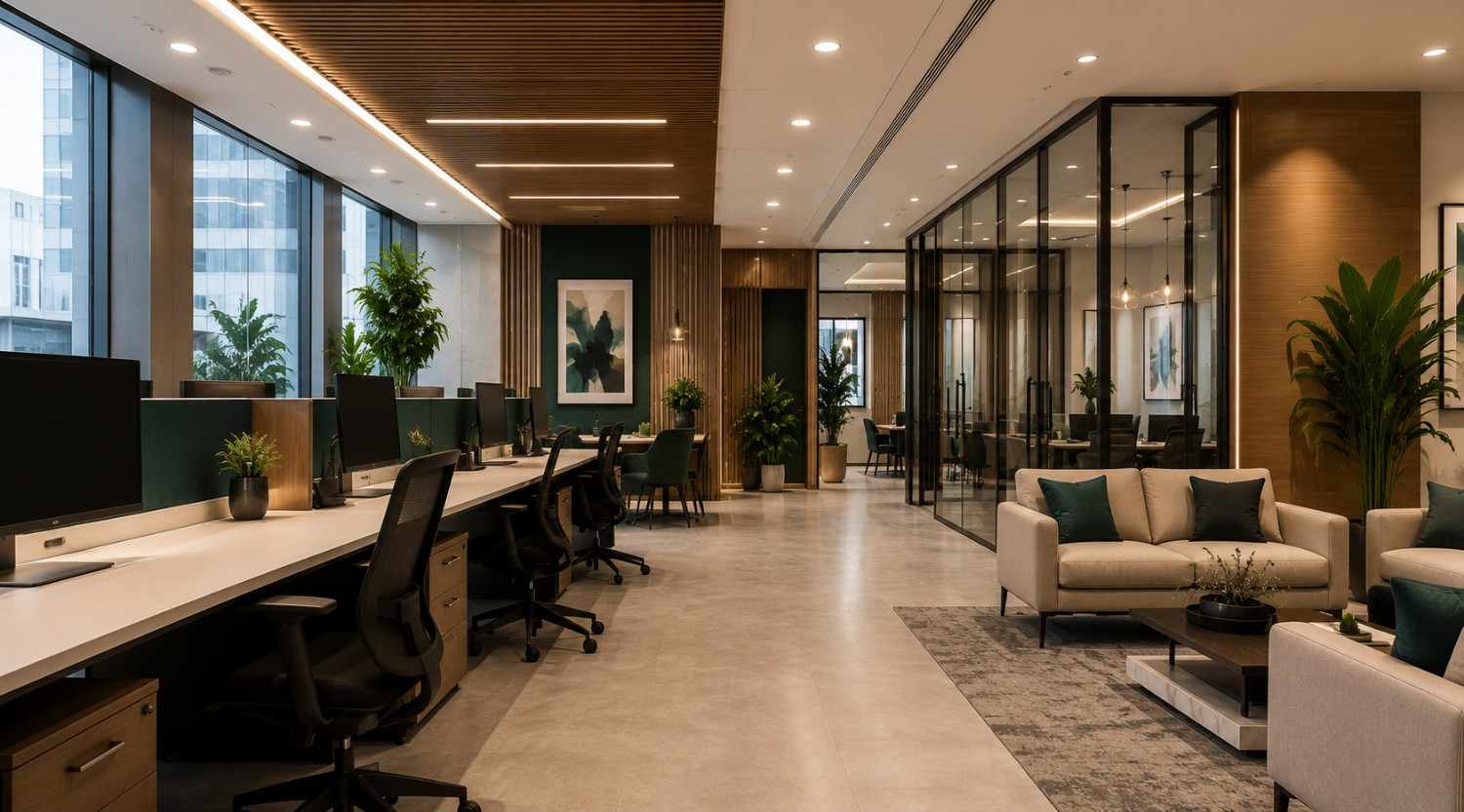 Commercial Interiors by Malik Interiors